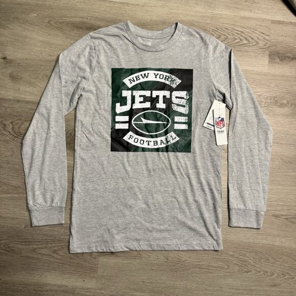 NFL Other - Jets Long Sleeve Boy’s Gray NFL T-shirt Size Youth XL (14 - 16) New with Tags